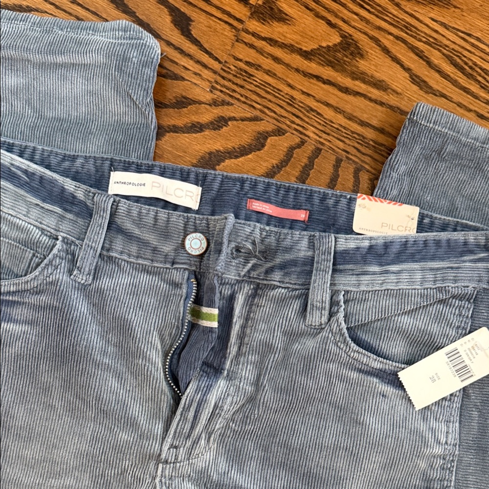 Pilcro Gray Corduroy women Jeans stressed sz 28